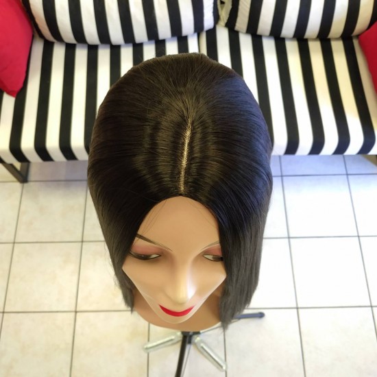 Ankara Kızılay Fiber Sentetik Peruk Uzun Dalgalı Kestane