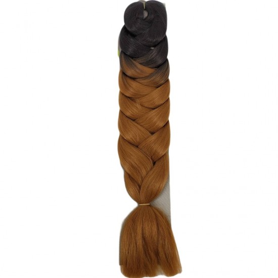 Ankara Afrika Örgüsü Saç Siyah Koyu Karamel Ombre 165 Gram