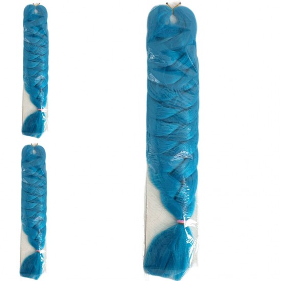 Ankara Afrika Örgüsü Saç Turkuaz 165 Gram