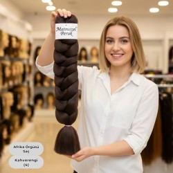 Ankara Afrika Örgüsü Saç Kahverengi 165 Gram