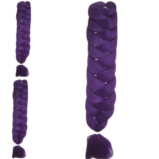 Ankara Afrika Örgüsü Saç Mor 165 Gram