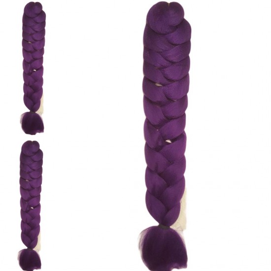 Ankara Afrika Örgüsü Saç Koyu Mor 165 Gram