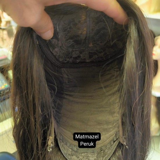 Ankara Peruk İpek Taban Deri Görünümlü Doğal Peruklar