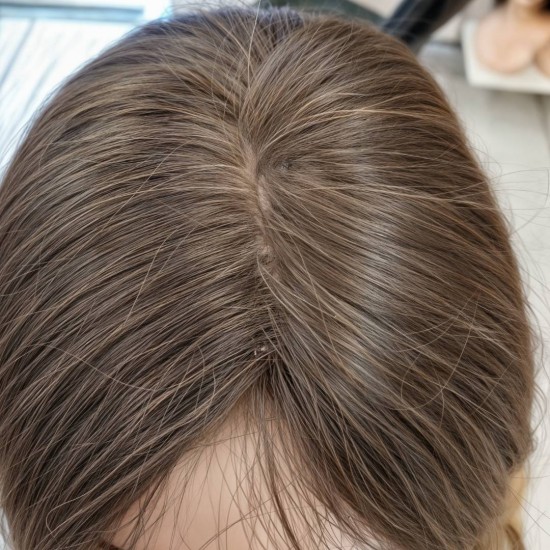 Ankara Bayan Peruk İpek Taban Peruk Tepe Kısmı Deri Görünümlü