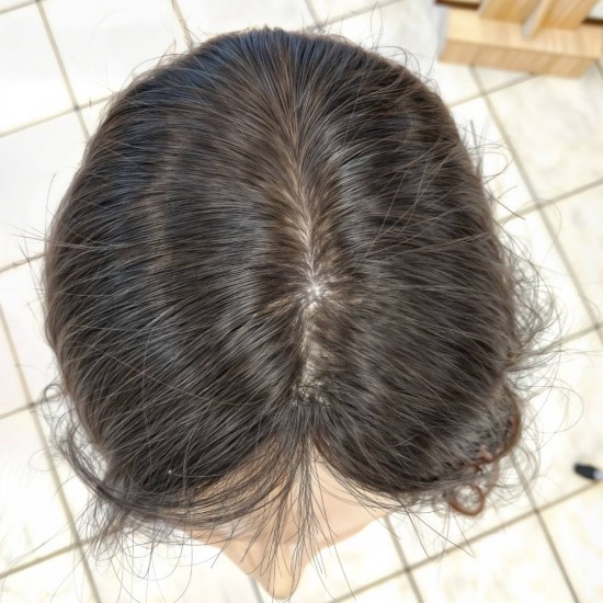 Bayan Peruk El İşçiliği Tepesi Deri Görünümlü Ankara Gercek Saç Peruk Doğal Peruk Anlaşılmayan Peruk Mağazası