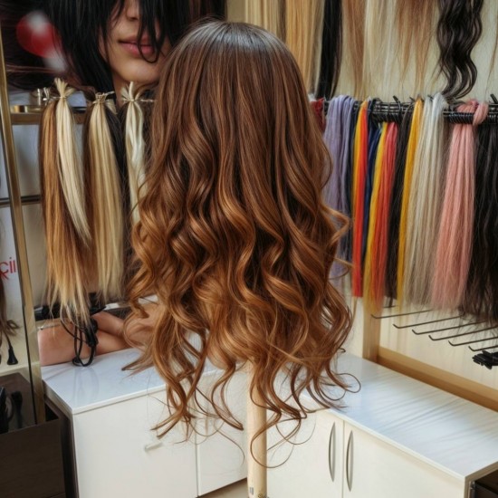 Ankara Gerçek Saç Peruk Deri Görünümlü Özel El İşçiliği-1