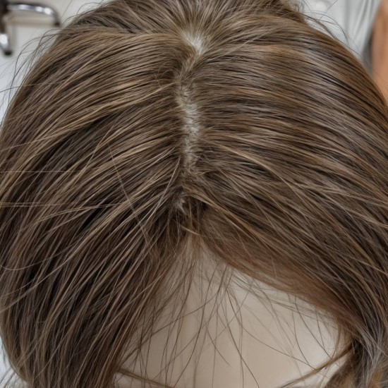 İpek Taban Peruk Ankara  Tepe Kısmı Deri Görünüm