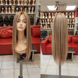 Gerçek Saç Peruk Her Renk Tepe Kısmı Derili Kişiye Özel Peruklar