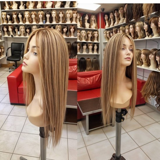 Gerçek Saç Peruk Her Renk Tepe Kısmı Derili Kişiye Özel Peruklar