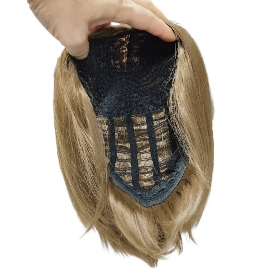 Ankara Kızılay Kaliteli Fiber Sentetik Peruk Açık Kumral Kısa Küt