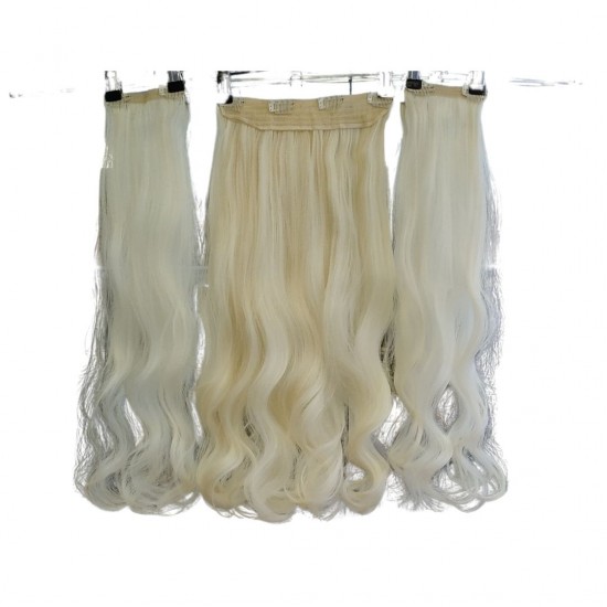 Yarımay Postiş Ankara Fiber Sentetik 3'lü Set Açık Platin