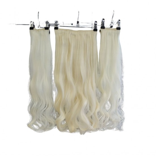 Yarımay Postiş Ankara Fiber Sentetik 3'lü Set Açık Platin