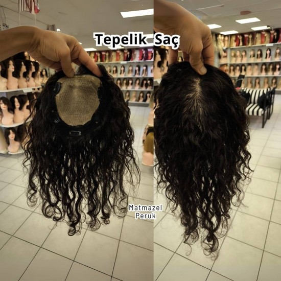 Tepe Kısmı Hava Alır Yapısıyla Hazırlanmış Tül Tepelik İpek Taban