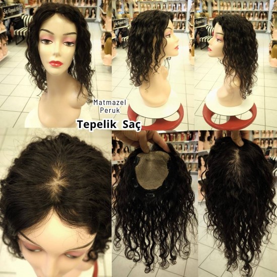 Tepe Kısmı Hava Alır Yapısıyla Hazırlanmış Tül Tepelik İpek Taban