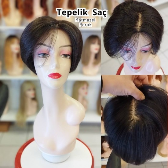 Hava Alan Tül Tepelik İpek Taban Tepelik Saçlar