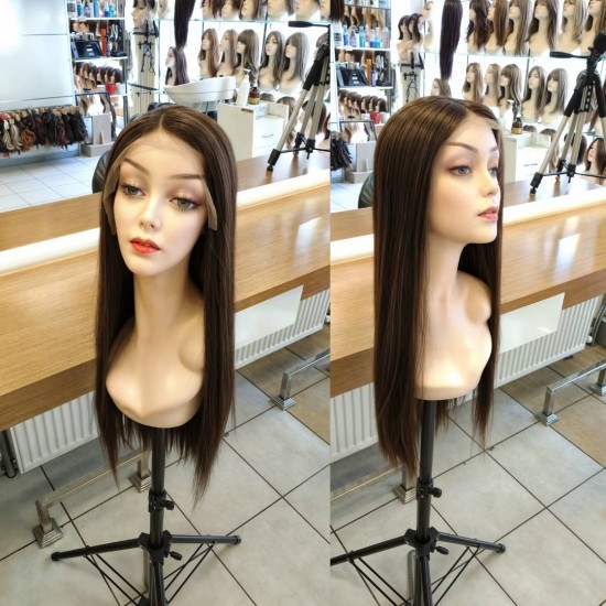 Tül Peruk Fiber Sentetik Kumral Renk Ankara Peruk Mağazası