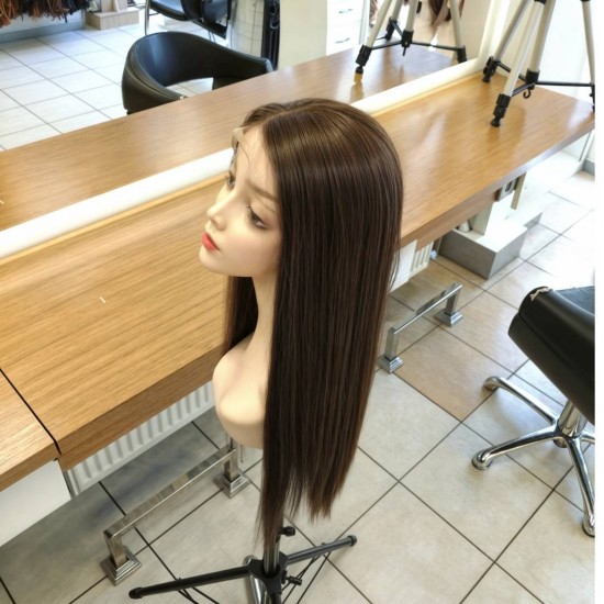 Tül Peruk Fiber Sentetik Kumral Renk Ankara Peruk Mağazası