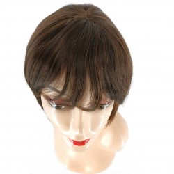 Ankara Kızılay En Ucuz Fiber Sentetik Peruk Çikolata Kahve Renk Kısa Model 