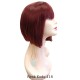 Ankara Kızılay Ucuz Fiber Sentetik Peruk Kısa Küt Model Kızıl