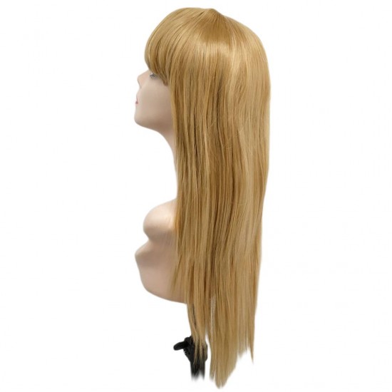 Ankara Kızılay En Ucuz Fiber Sentetik Peruk Uzun Açık Işıltılı Dore Sarı