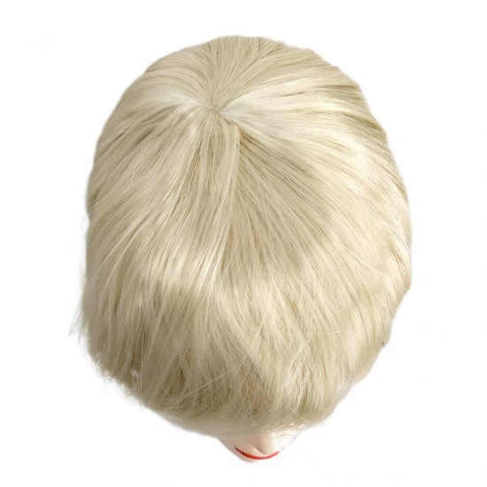 Ankara Kızılay En Ucuz Fiber Sentetik Peruk Uzun Platin Renk