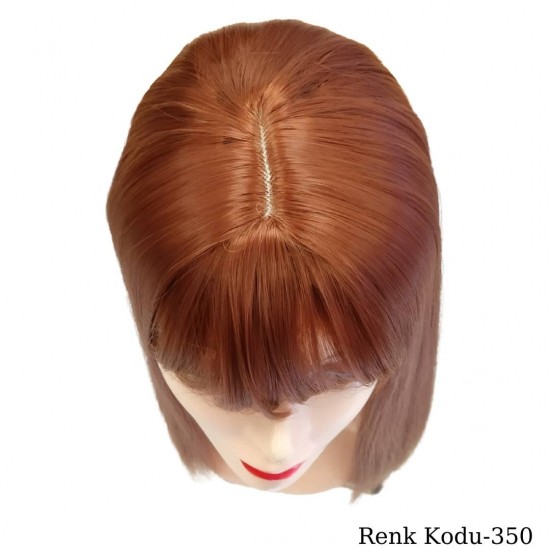 Ankara Kızılay En Ucuz Fiber Sentetik Peruk Düz Uzun Bakır
