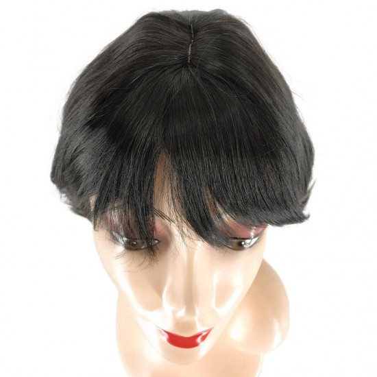 Ankara Kızılay En Ucuz Fiber Sentetik Peruk Kısa Boy Siyah