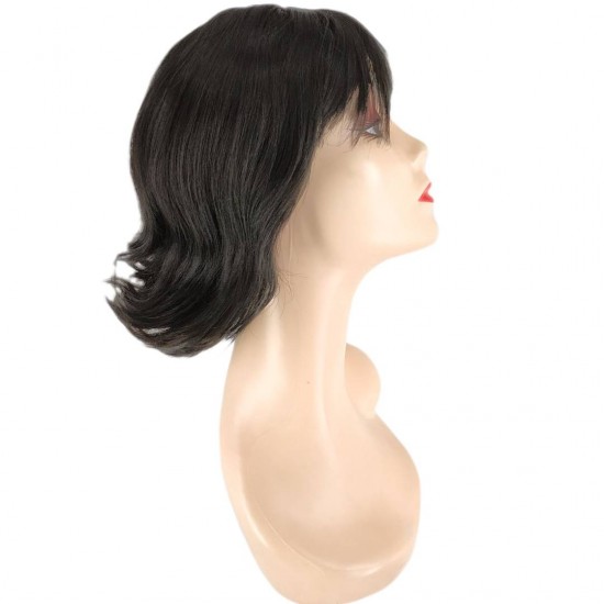 Ankara Kızılay En Ucuz Fiber Sentetik Peruk Kısa Boy Siyah